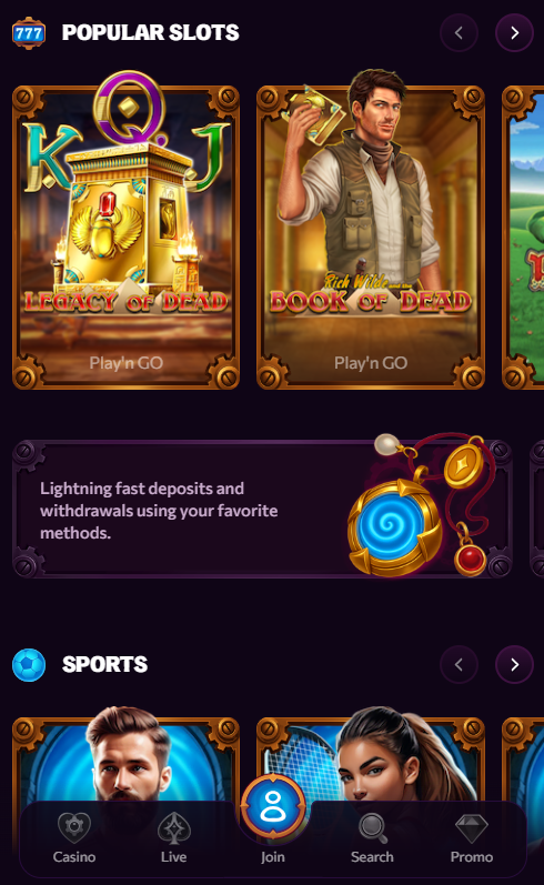 Chanze Casino mobile