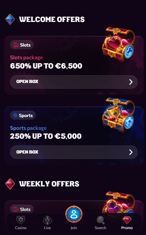 Chanze Casino mobile